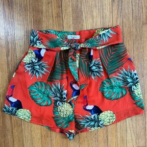 Tropical Tie Shorts